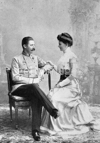 Archduke Franz Ferdinand of Austria (1863 – 1914) and his wife Sophie Chotek von Chotkow und ...