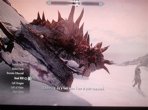 skyrim dragonborn - Can I ride Odahviing? - Arqade