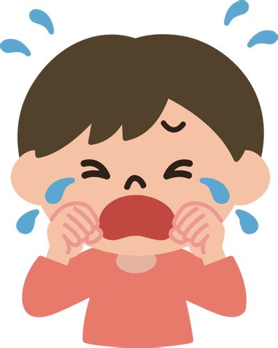 Crying male | Public domain vectors