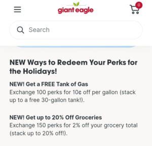 Giant Eagle Fuel Perks Devaluation (Starting January 2024) - Doctor Of Credit