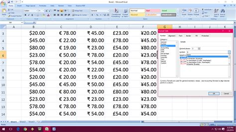 Learn New Things: How to Auto Insert All Currency Symbol in MS Excel