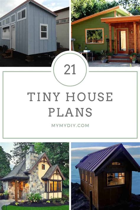 21+ DIY Tiny House Plans [Free] - MyMyDIY | Inspiring DIY Projects