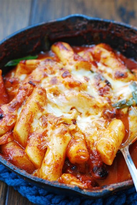 Seafood Cheese Tteokbokki (Spicy Rice Cake) - Korean Bapsang