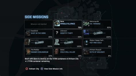 Total 64+ imagen batman arkham knight all side missions - Abzlocal.mx