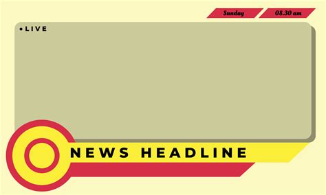 Newspaper Headline Template