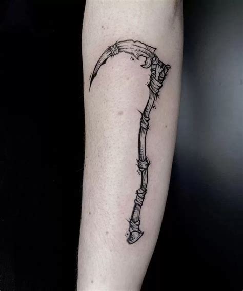 Top more than 85 scythe tattoo drawing - in.cdgdbentre