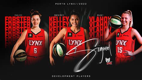 FORSTER, KELLEY & VLAHOV JOIN THE LYNX AS DEVELOPMENT PLAYERS - Perth Lynx