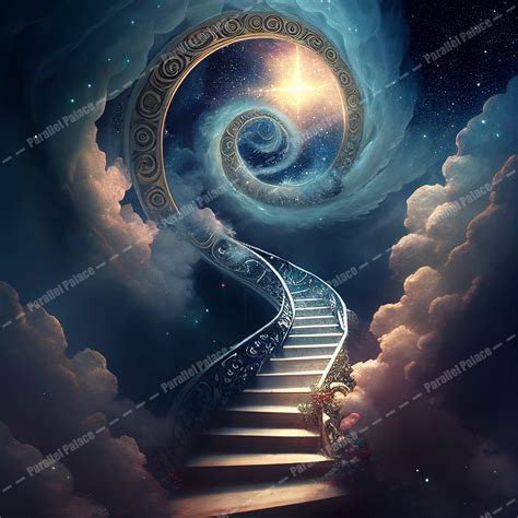 Infinite Stairs Heaven Digital Art Printable Art, Wall Art, Decoration ...