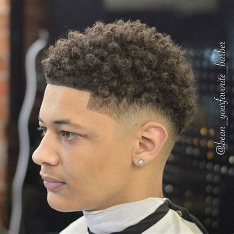 Taper Fade Curly Afro