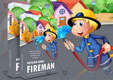 Children Book cover Design - Fireman