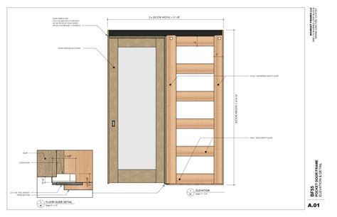 Pocket Door Frame Specs — Bourget Pocket Doors