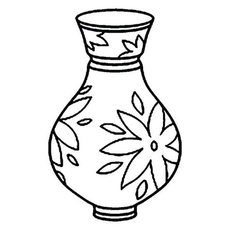 Flower Vase Coloring Pages at GetColorings.com | Free printable colorings pages to print and color