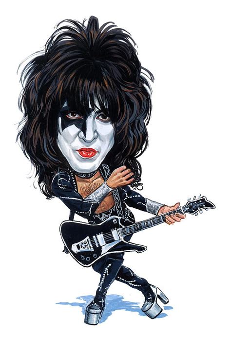 Paul Stanley | Caricaturas engraçadas, Rock poster, Caricaturas