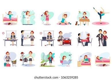 14,515 Daily Activities Illustration Images, Stock Photos & Vectors | Shutterstock