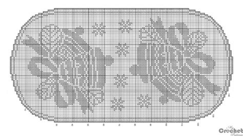 Christmas filet crochet patterns - MyCrochetPattern