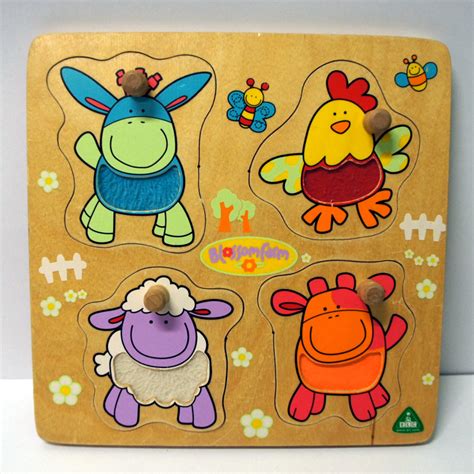 Set of 2 Farm Animal Puzzles – Warwick Toy Library