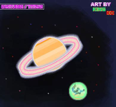 Saturn Pixel Art by koovaks on DeviantArt