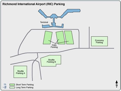 Richmond Airport Parking | RIC Airport Long Term Parking Rates & Map