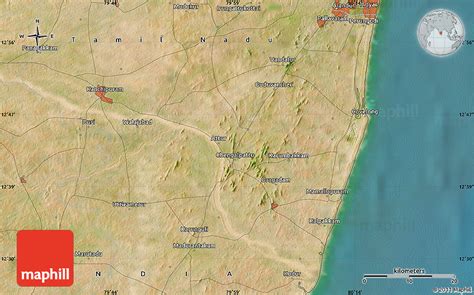 Satellite Map of Perungudi