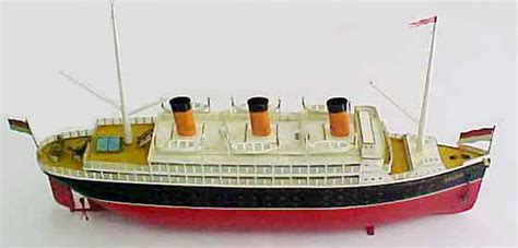 Bing Ocean Liner Bremen Toy Ship - Antique Toys Library