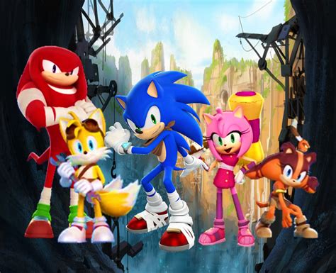 Sonic Boom (Sonic, Tails, Knuckles, Amy and Sticks by 9029561 on DeviantArt