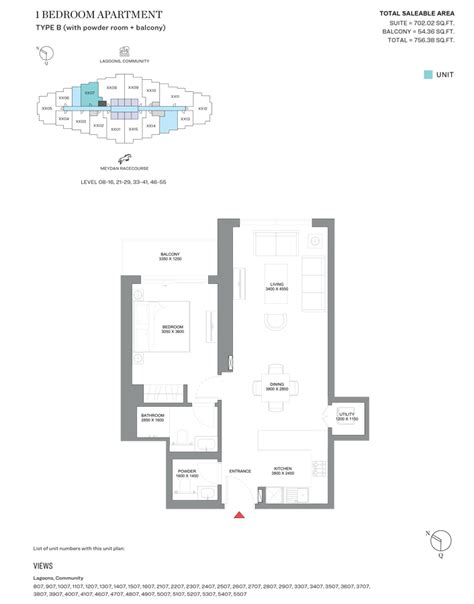 340 Riverside Crescent Waterfront Apartments - Floor Plan