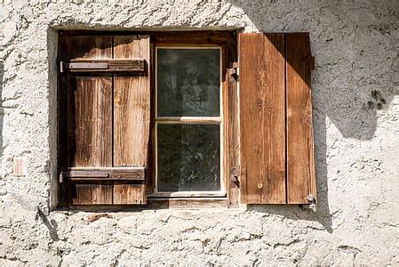 Royalty-Free photo: Gray wooden window | PickPik