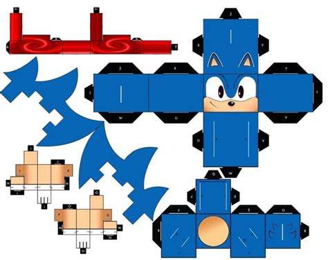 Busquélo en: figuras en cubos sonic | Paper crafts, Sonic birthday ...