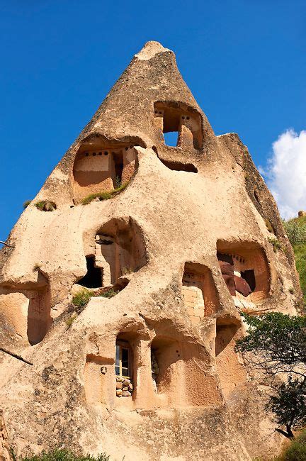 Rock houses of Uchisar, Cappadocia Turkey | House on the rock, Turkey destinations, Cappadocia