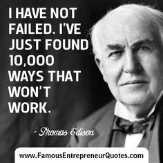 Thomas Edison Quotes Failure. QuotesGram