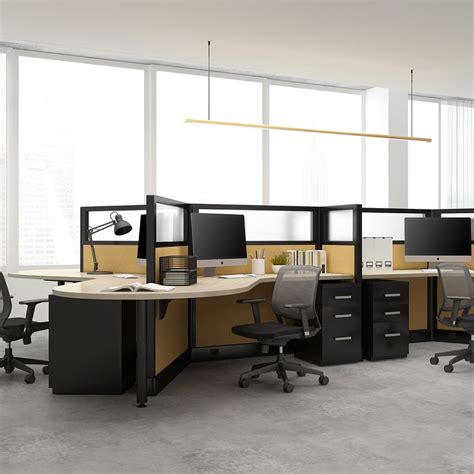 Yellow Modern Cubicle... | Kalico Office Furniture