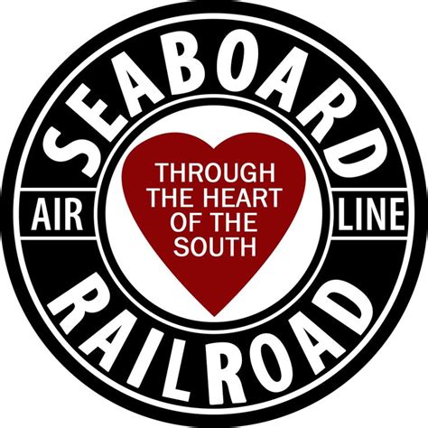 Seaboard Air Line Railroad: Map, History, Photos & Logo | Railroad ...