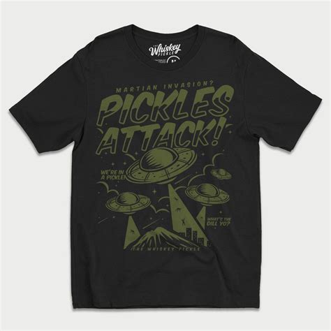 Pickles Attack! T-Shirt | Shirts, Black graphic tees, T shirt