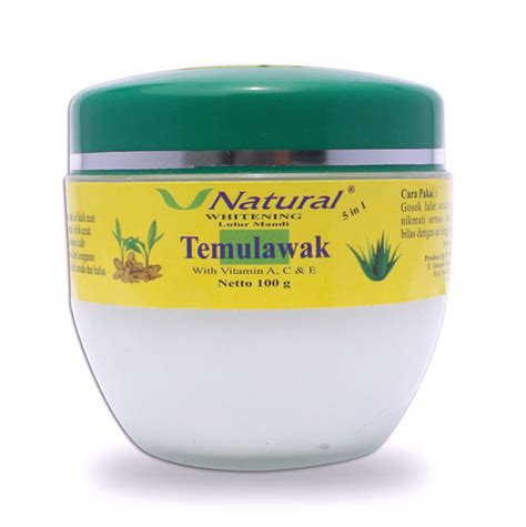 Temulawak Whitening Body Scrub Lulur Mandi 100g - Toko Indonesia