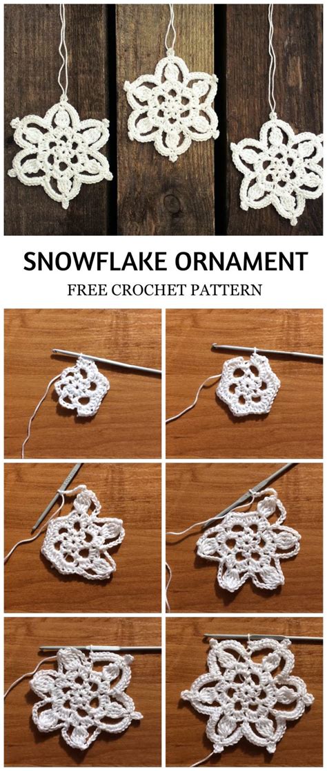 Crochet Snowflake Patterns For Beginners