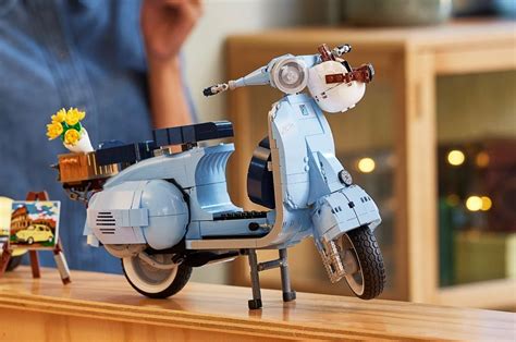 LEGO’s immensely detailed Vespa 125 in striking pastel blue color will have fans floored ...