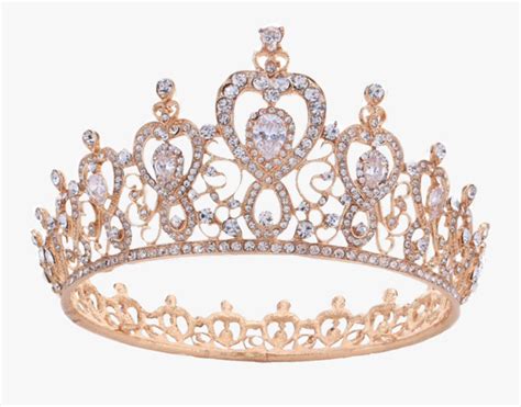 Transparent Tiara Clipart - Gold Princess Crown Png , Free Transparent Clipart - ClipartKey