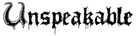 Unspeakable Logo by Saevus on DeviantArt