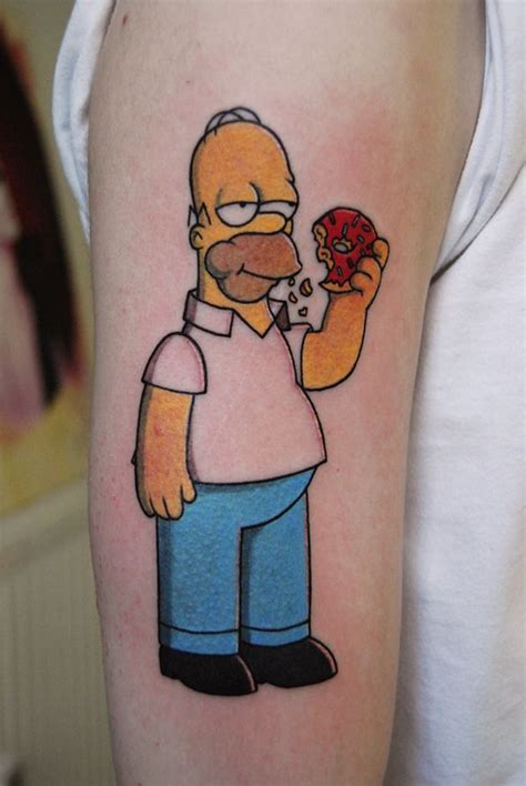 Homer Simpson Tattoo Designs, Ideas and Meaning - Tattoos For You