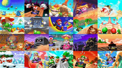 All Mario Kart Super Circuit Track artwork because they look great : Mario