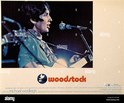 WOODSTOCK, Joan Baez, 1970 Stock Photo - Alamy