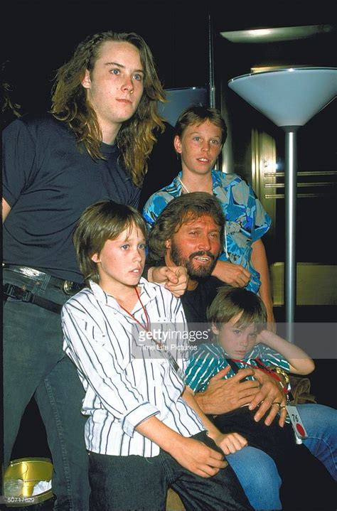 Barry Gibb with His Four Sons