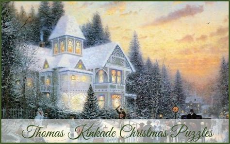 Thomas Kinkade Christmas Puzzles