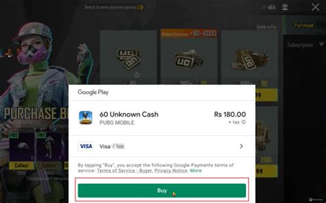 How to Purchase UC in PUBG Mobile