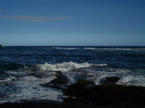 Black Sand Beach in Kona, Hawaii