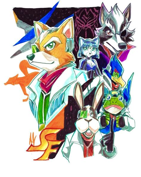 STAR FOX Art by Artfrog75 on DeviantArt