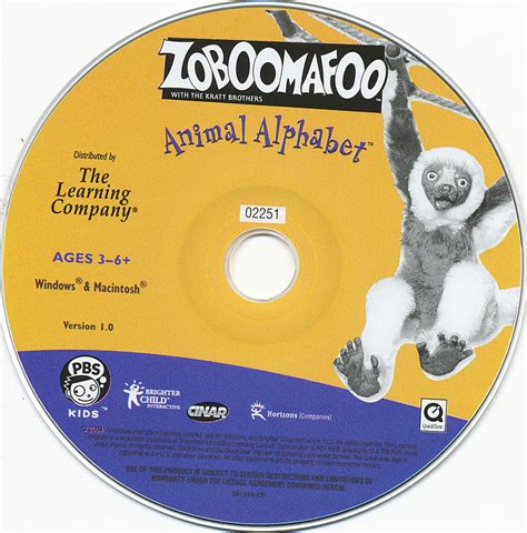 Children - The Learning Company - Knight Discounts Online Store - Zoboomafoo Animal Alphabet CD