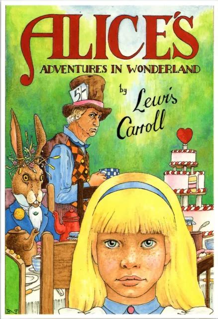 POSTCARD ALICES ADVENTURES in Wonderland by Lewis Carroll Artist Brian Partridge $5.49 - PicClick