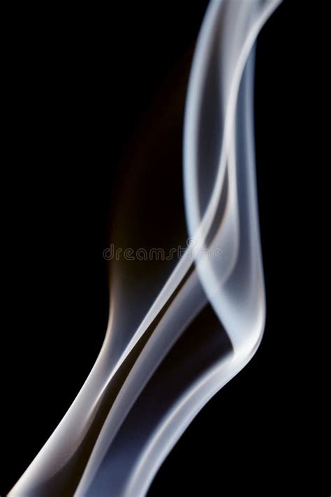 Smoke Shapes on Black Background Stock Image - Image of abstract, effect: 43145129