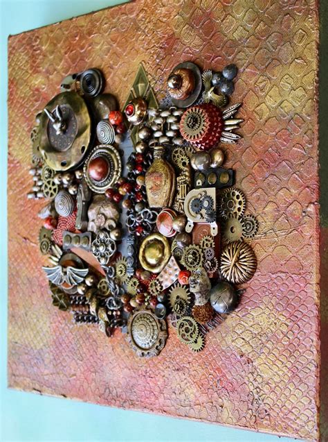 Steampunk Wall Art Found Object Art Steampunk Decor | Etsy